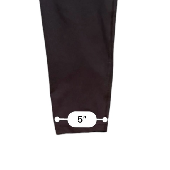 American Eagle black casual elastic tights joggers high rise Women Large - Picture 6 of 16